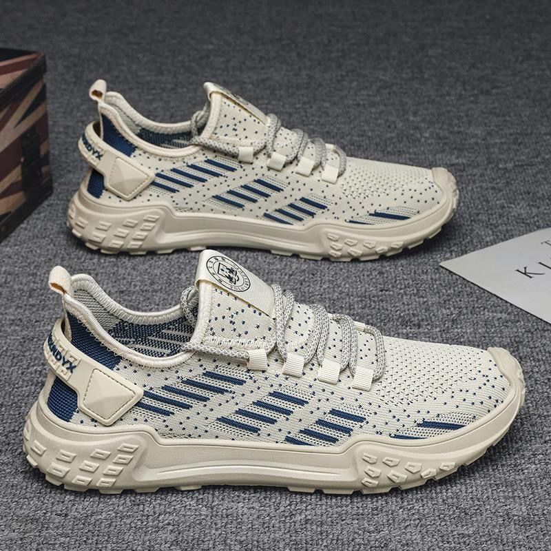 Men's Slip-On Mesh Casual Sneakers - Style C98A front product view