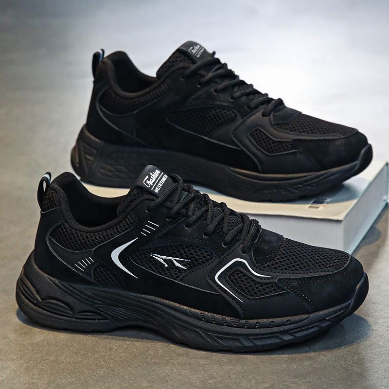 Men's Mesh Retro Running Sneakers - Style 3EC4 front product view