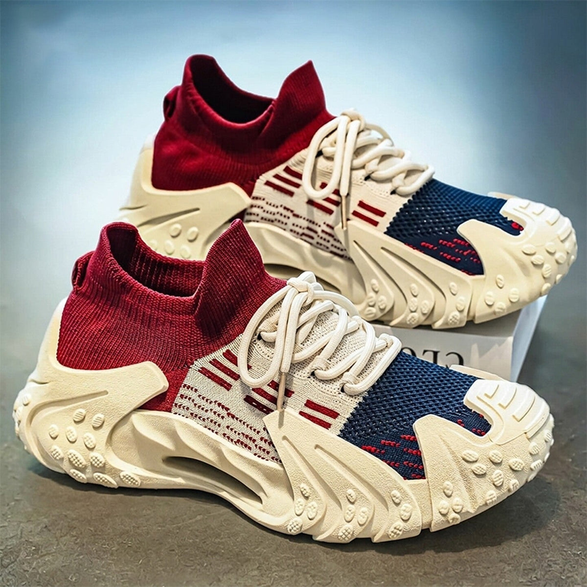 Men's Mesh Casual Sneakers - Style 59B4 front product view