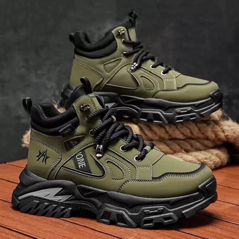 Men's High-Top Outdoor Sneakers - Style 2A6F front product view