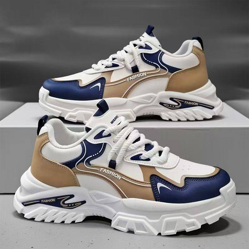 Men's Platform Running Sneakers - Style F38C front product view