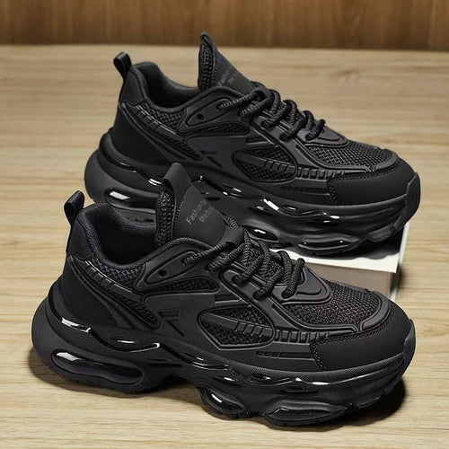 Men's Mesh Platform Running Sneakers - Style 1254 front product view