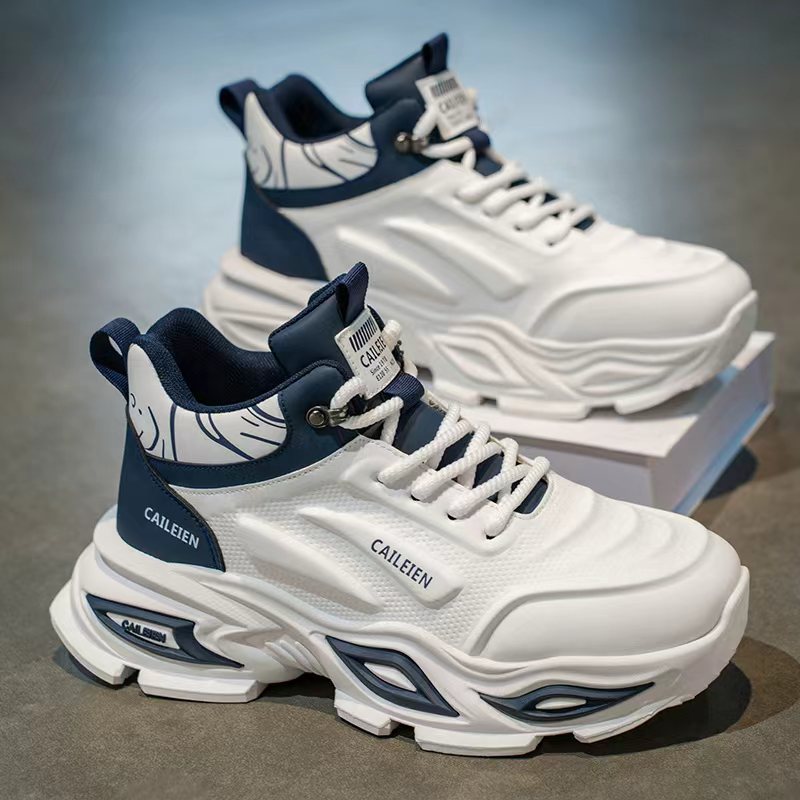 Men's High-Top Platform Running Sneakers - Style C5F9 front product view