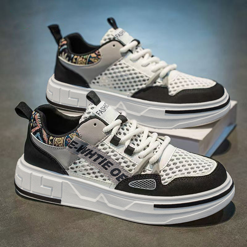 Men's Mesh Skate Sneakers - Style 8363 front product view