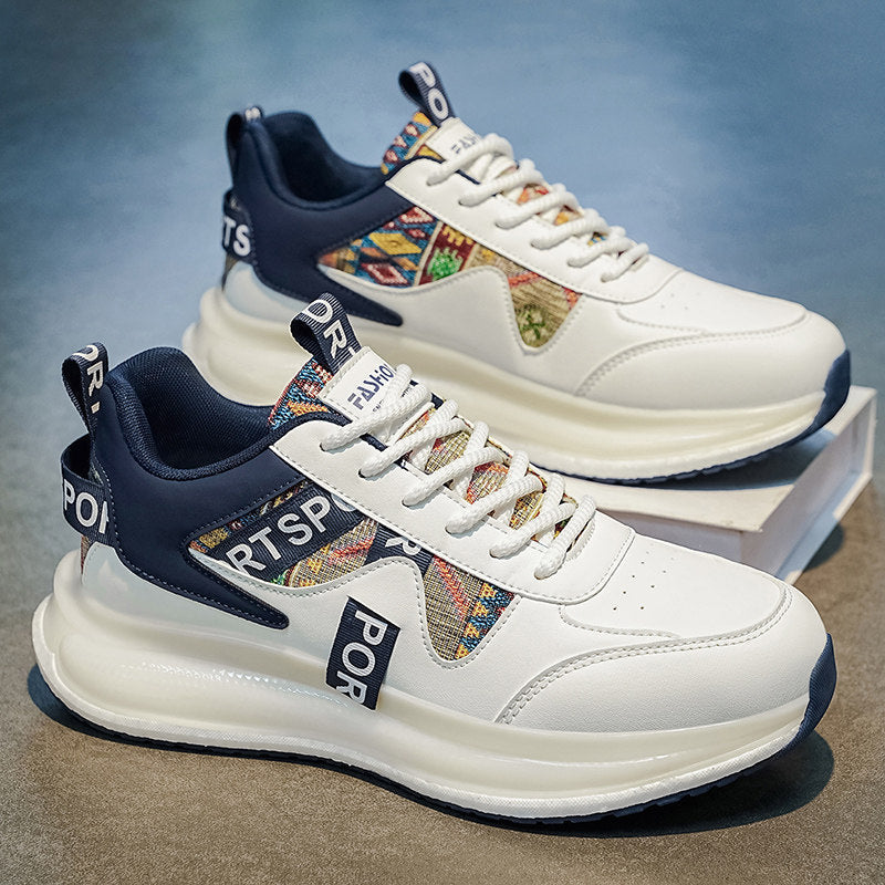 Men's Platform Running Sneakers - Style 2802 front product view