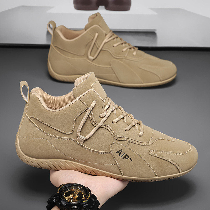 Men's High-Top Retro Casual Sneakers - Style CD48 front product view