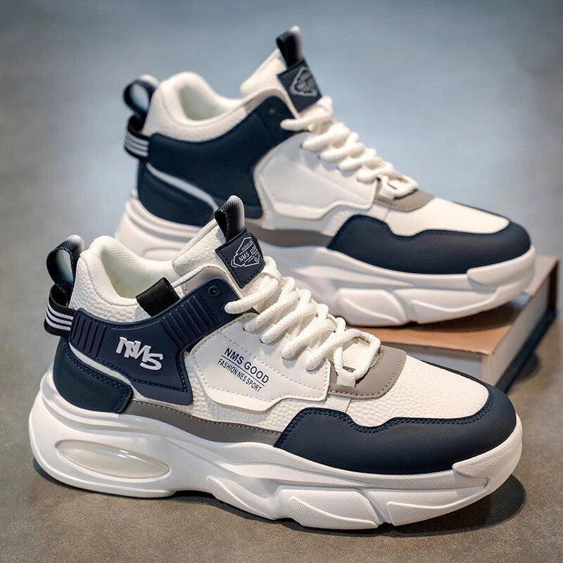 Men's High-Top Platform Running Sneakers - Style D8C8 front product view