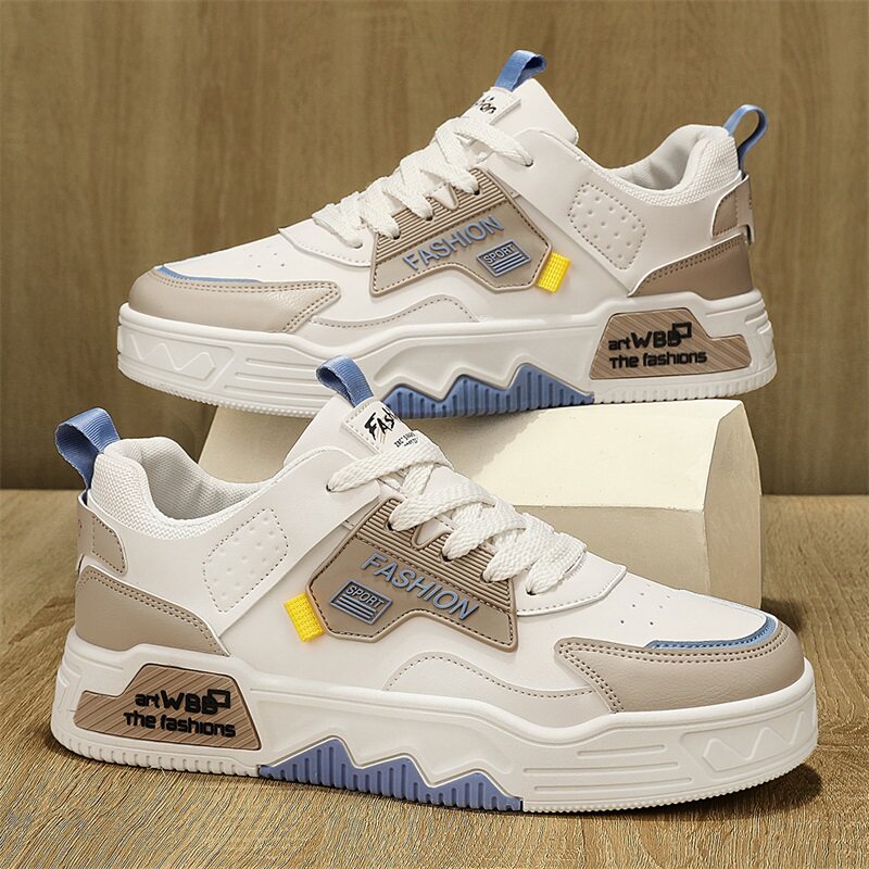 Men's Platform Skate Sneakers - Style F495 front product view