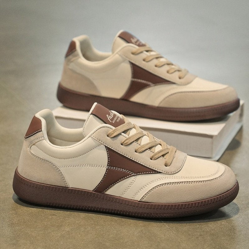Men's Low-Top German Army Style Skate Sneakers - Style 0FD0 front product view