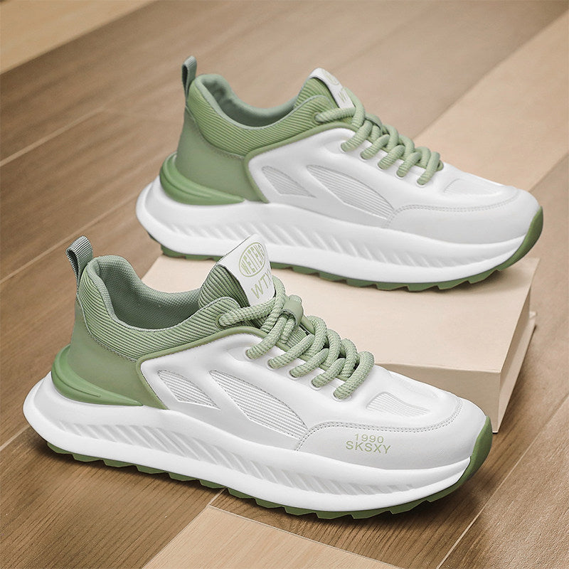 Men's Platform Running Sneakers - Style 6672 front product view