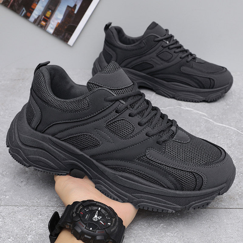 Men's Mesh Platform Casual Sneakers - Style F0DB front product view