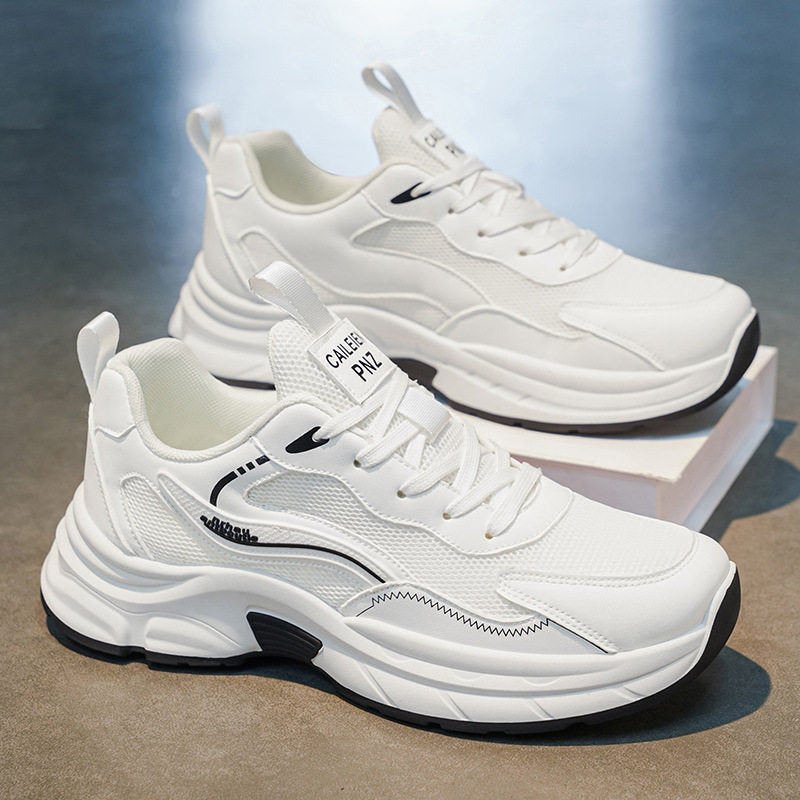 Men's Mesh Platform Running Sneakers - Style 9BAE front product view