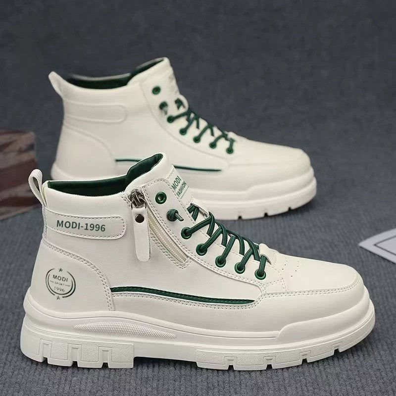 Men's Platform Casual Sneakers - Style 516B front product view