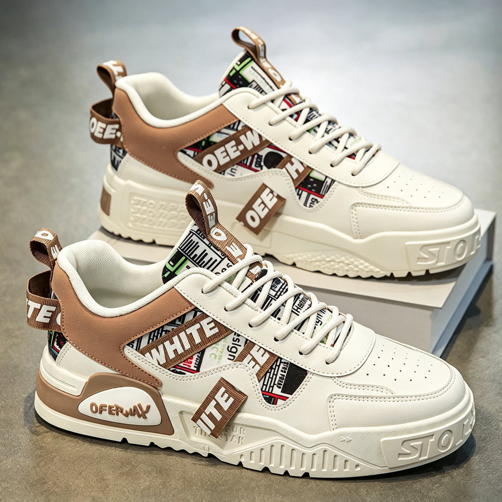 Men's Platform Skate Sneakers - Style BBAF front product view