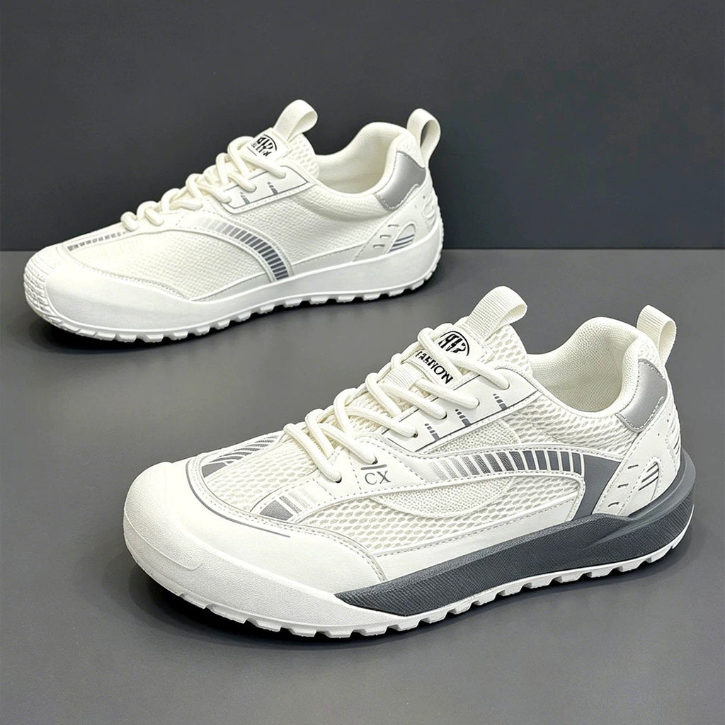 Men's Mesh German Army Style Casual Sneakers - Style 5208 front product view