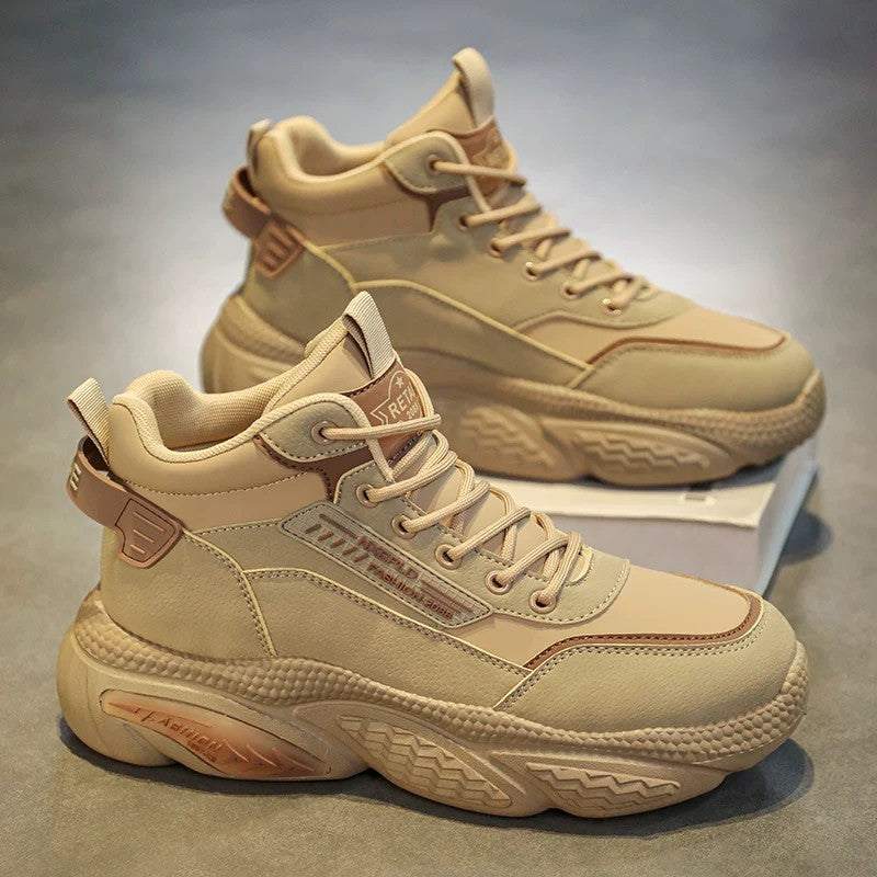 Men's Platform Outdoor Sneakers - Style F5E5 front product view