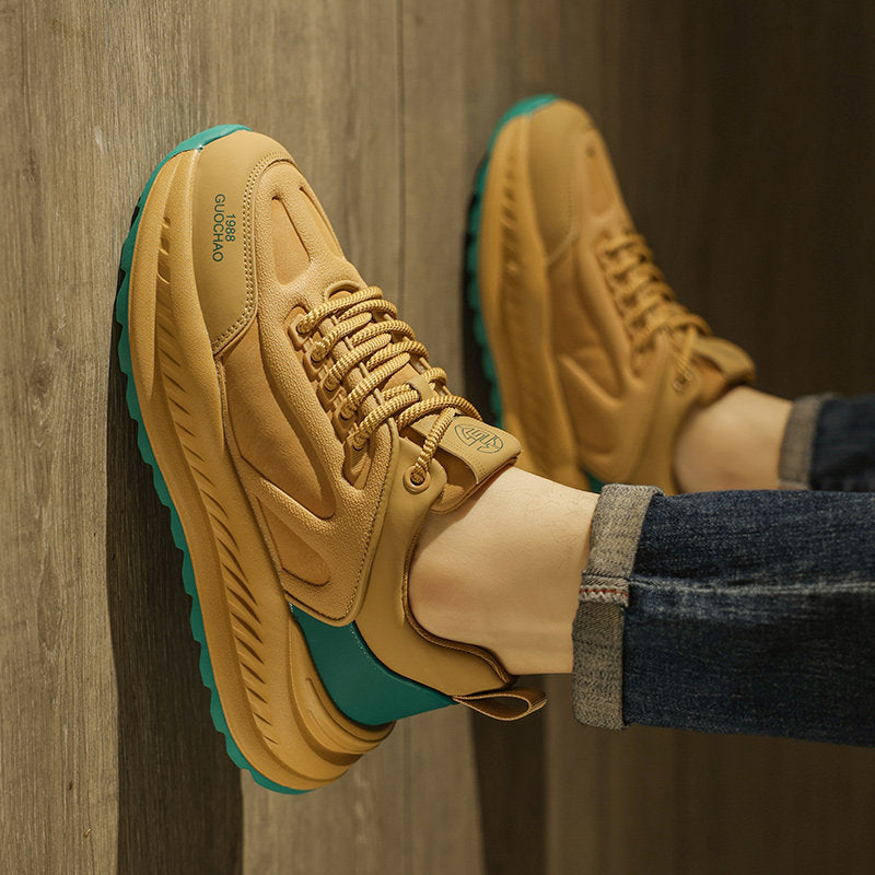 Men's Platform Casual Sneakers - Style 9FF5 front product view