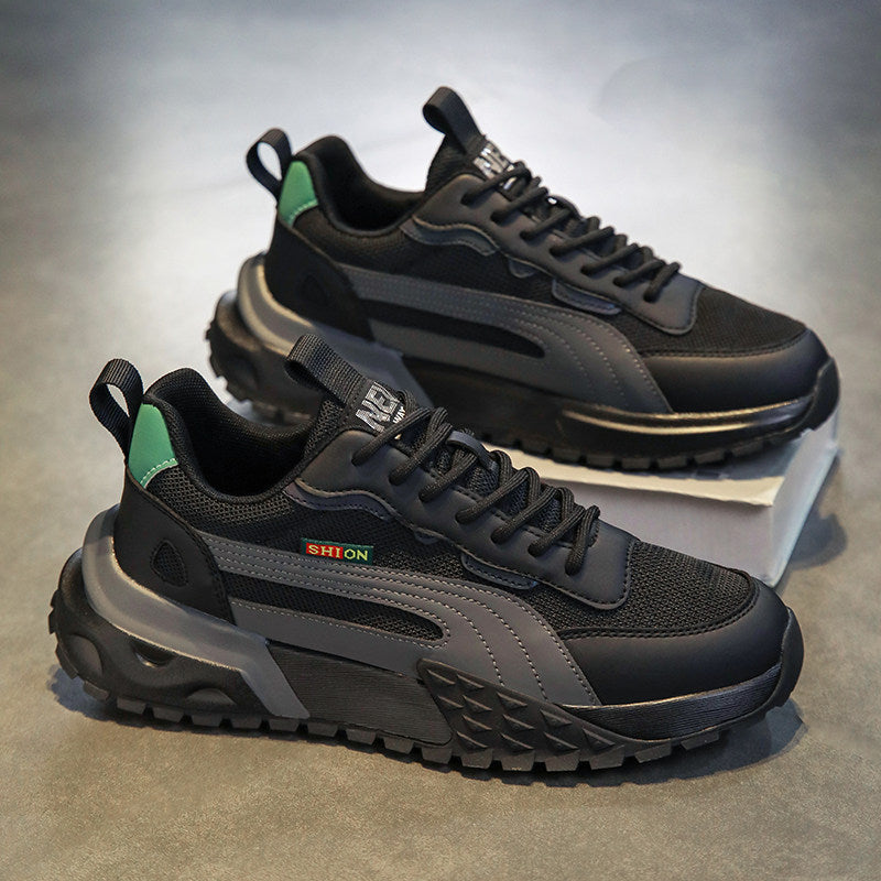 Men's Platform Running Sneakers - Style 59C9 front product view