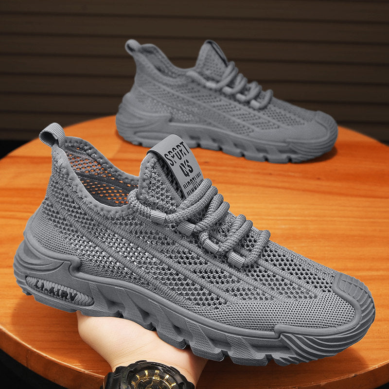 Men's Mesh Casual Sneakers - Style 4E97 front product view