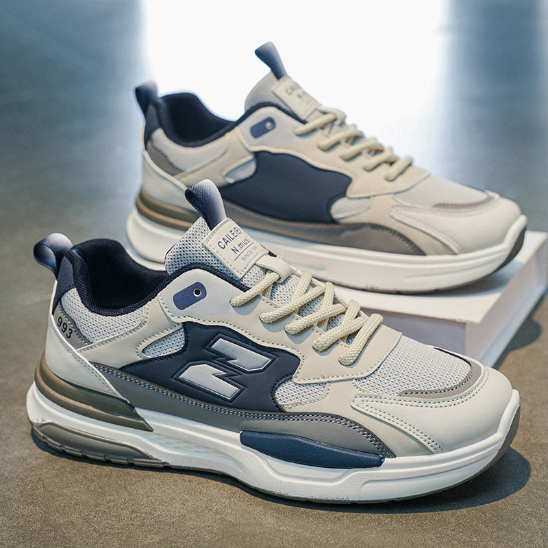 Men's Mesh Platform Running Sneakers - Style 3C29 front product view