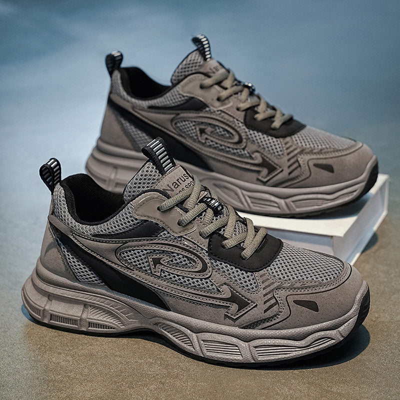 Men's Mesh Platform Running Sneakers - Style 700C front product view