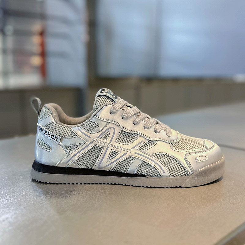 Men's Colorblock Mesh Retro Trainer Sneakers - product view 2