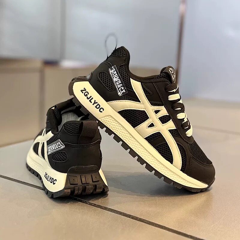 Men's Mesh Platform Casual Sneakers - Style C6E6 product view 2