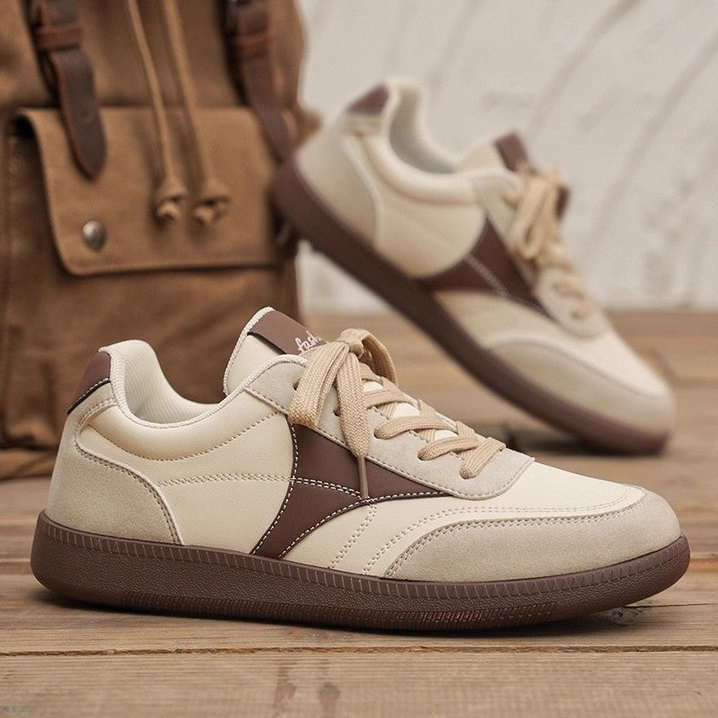 Men's Low-Top German Army Style Skate Sneakers - Style 0FD0 product view 2