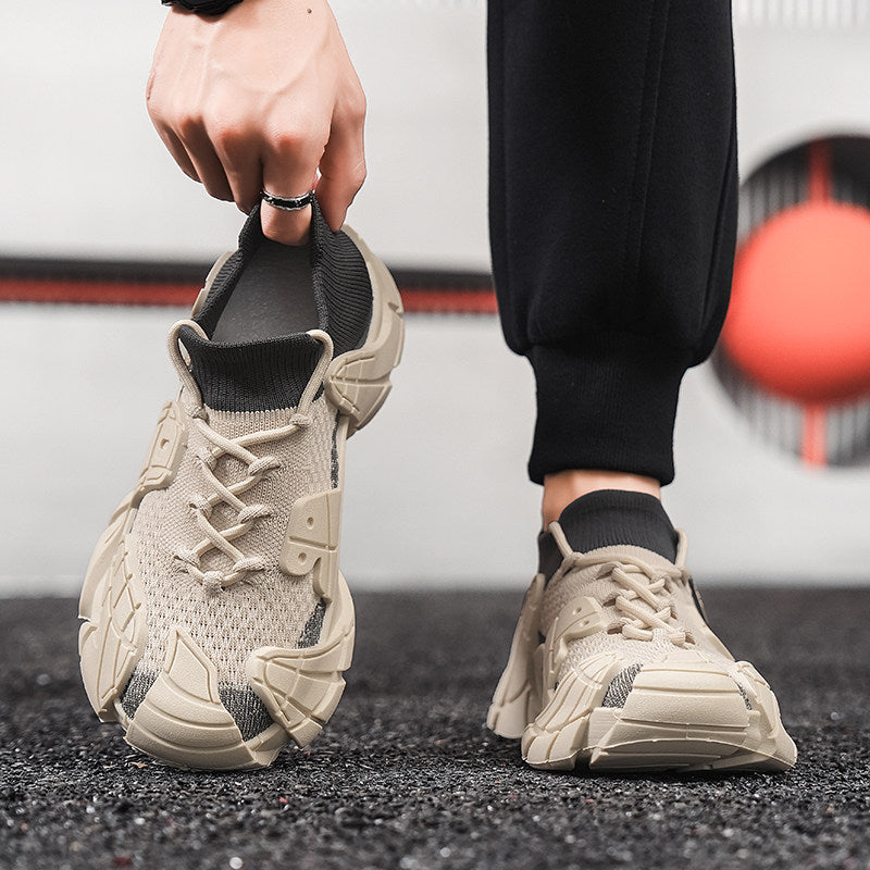Men's Mesh Platform Casual Sneakers - Style AFBA product view 2