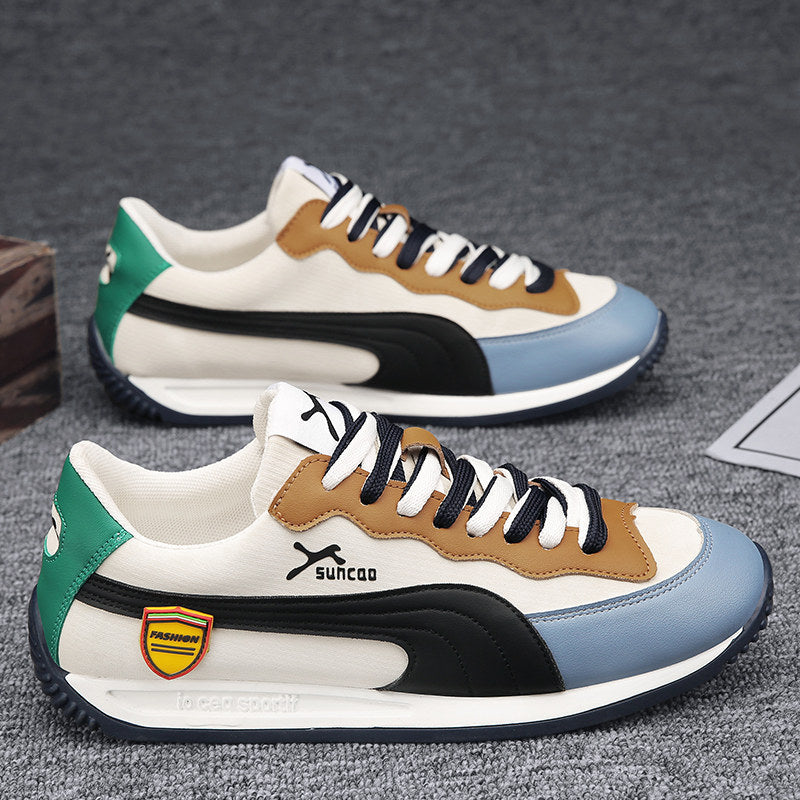 Men's Retro German Army Trainer Skate Sneakers - product view 3