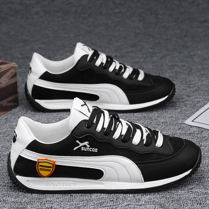 Men's Retro German Army Trainer Skate Sneakers - product view 4